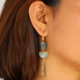 Chan Luu-Labyrinth Trio Earrings-Earrings-Blue Ruby Jewellery-Vancouver Canada