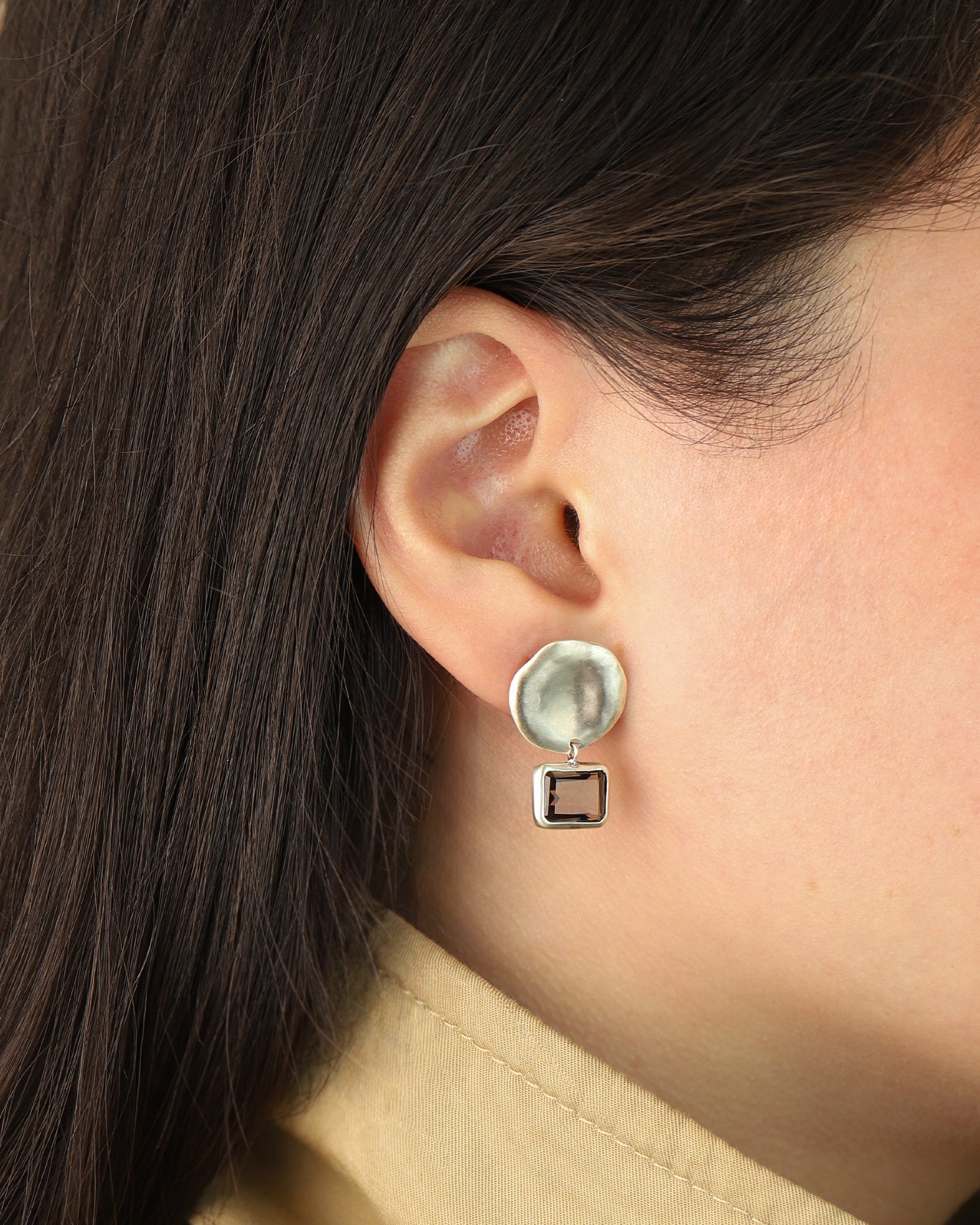 Chan Luu-Bastion Earrings-Earrings-Blue Ruby Jewellery-Vancouver Canada