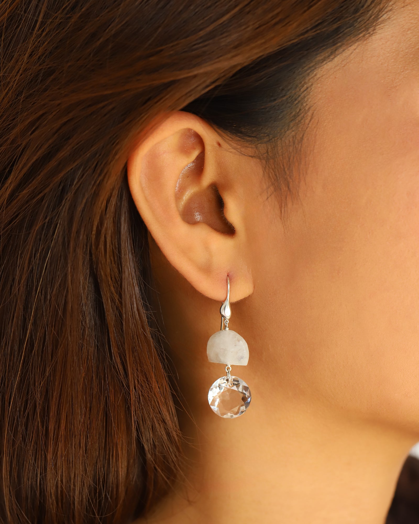 Chan Luu-Labyrinth Duo Earrings-Earrings-Blue Ruby Jewellery-Vancouver Canada