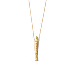 Chan Luu-Sardine Necklace-Necklaces-18k Gold Vermeil, Peridot-Blue Ruby Jewellery-Vancouver Canada