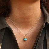 Chan Luu-Bell Pendant Necklace-Necklaces-Blue Ruby Jewellery-Vancouver Canada
