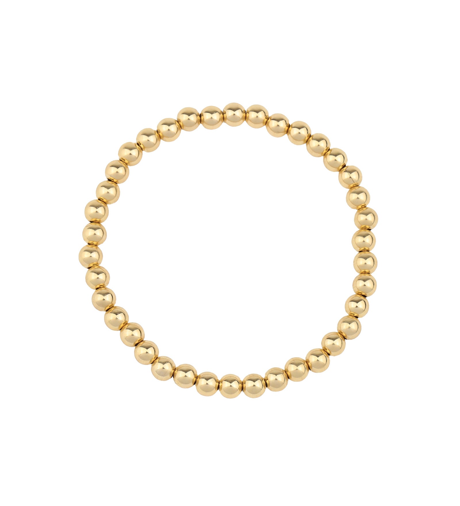 Cause We Care-Beaded Bracelet I 5mm-Bracelets-14k Gold-fill-Blue Ruby Jewellery-Vancouver Canada