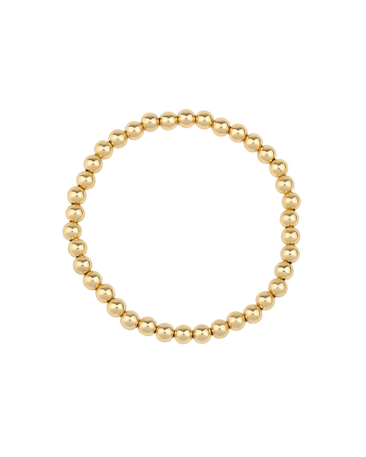 Ball Bracelet 14K Solid Gold Beaded Ball Bracelet