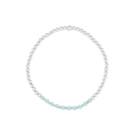 Cause We Care-Beaded Crystal Bracelet I 3mm-Bracelets-Sterling Silver, Blue Crystal-Blue Ruby Jewellery-Vancouver Canada