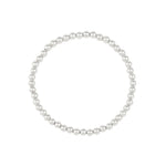 Cause We Care-Beaded Bracelet I 4mm-Bracelets-Sterling Silver-Blue Ruby Jewellery-Vancouver Canada