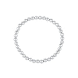 Cause We Care-Beaded Bracelet I 5mm-Bracelets-Sterling Silver-Blue Ruby Jewellery-Vancouver Canada
