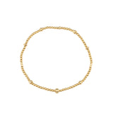 Cause We Care-Mix Beaded Bracelet | 2mm-Bracelets-14k Gold Filled-Blue Ruby Jewellery-Vancouver Canada