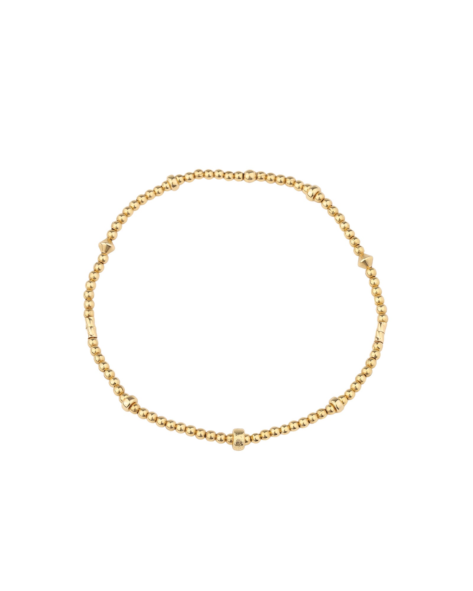 Cause We Care-Mix Beaded Bracelet | 2mm-Bracelets-14k Gold Filled-Blue Ruby Jewellery-Vancouver Canada