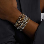 Cause We Care-Glitter Beaded Diamond Ball Bracelet | 3mm-Bracelets-14k Gold Filled, Oxidized Sterling Silver-Blue Ruby Jewellery-Vancouver Canada