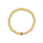 Cause We Care-Beaded Diamond Rondelle Bracelet | 7mm-Bracelets-Blue Ruby Jewellery-Vancouver Canada