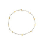 Cause We Care-Mix Beaded Bracelet | 2mm-Bracelets-Sterling Silver, 14k Gold Filled-Blue Ruby Jewellery-Vancouver Canada