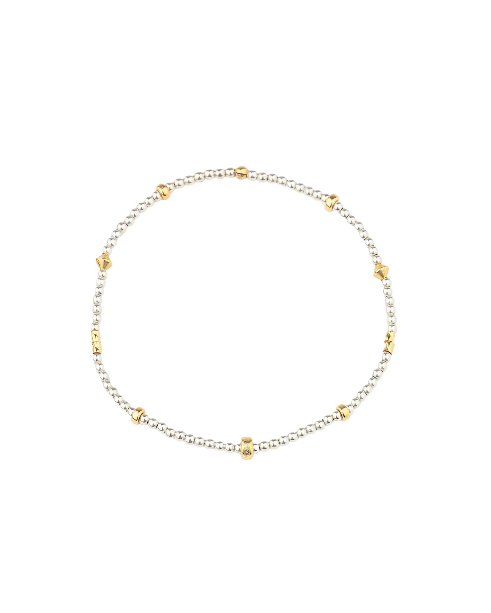 Cause We Care-Mix Beaded Bracelet | 2mm-Bracelets-Sterling Silver, 14k Gold Filled-Blue Ruby Jewellery-Vancouver Canada