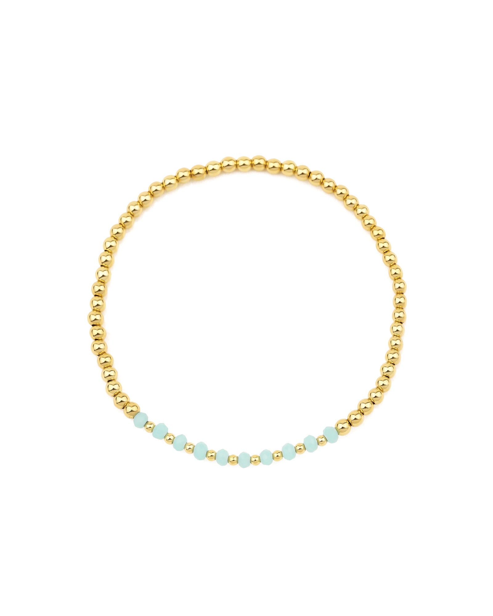 Cause We Care Gradual Beaded Crystal Bracelet | 2.5mm 14k Gold Filled ...