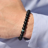 Cause We Care-Beaded Disc Bracelet | 8mm-Bracelets-Gumba Beads-Blue Ruby Jewellery-Vancouver Canada