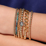 Cause We Care-Beaded Stone Bracelet | 2mm-Bracelets-Blue Ruby Jewellery-Vancouver Canada