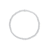 Cause We Care-Beaded Bracelet | 3mm-Bracelets-Sterling Silver-Blue Ruby Jewellery-Vancouver Canada