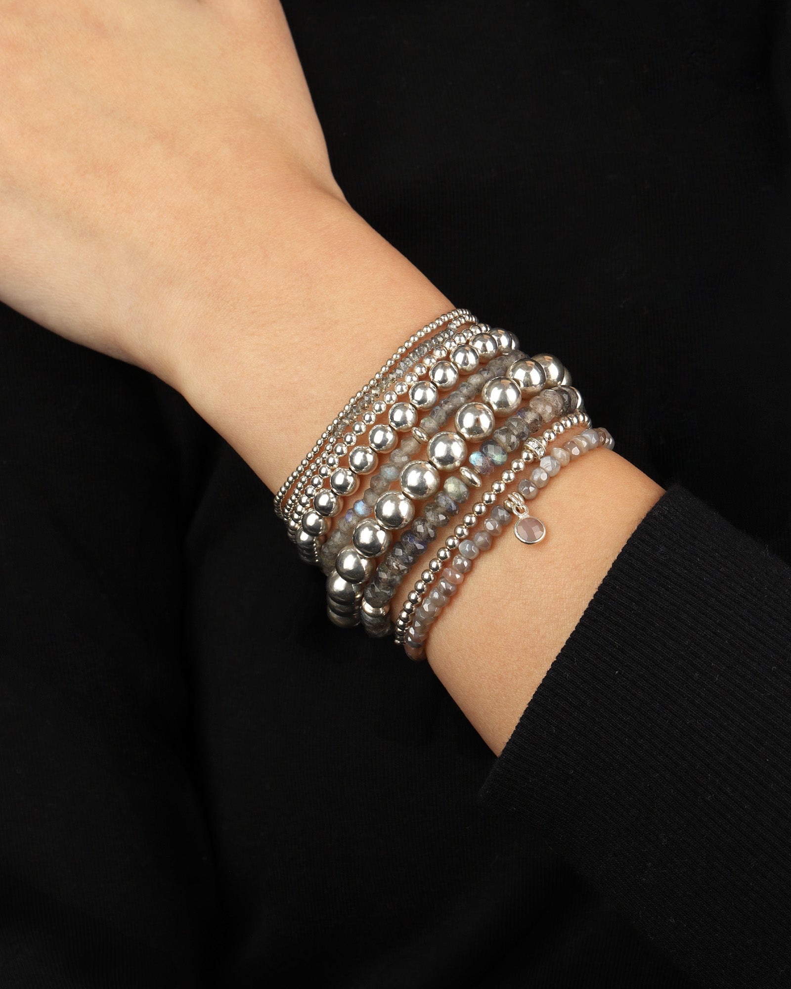 Cause We Care-Beaded Bracelet | 8mm-Bracelets-Blue Ruby Jewellery-Vancouver Canada