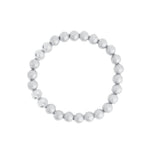 Cause We Care-Beaded Bracelet | 8mm-Bracelets-Sterling Silver-Blue Ruby Jewellery-Vancouver Canada