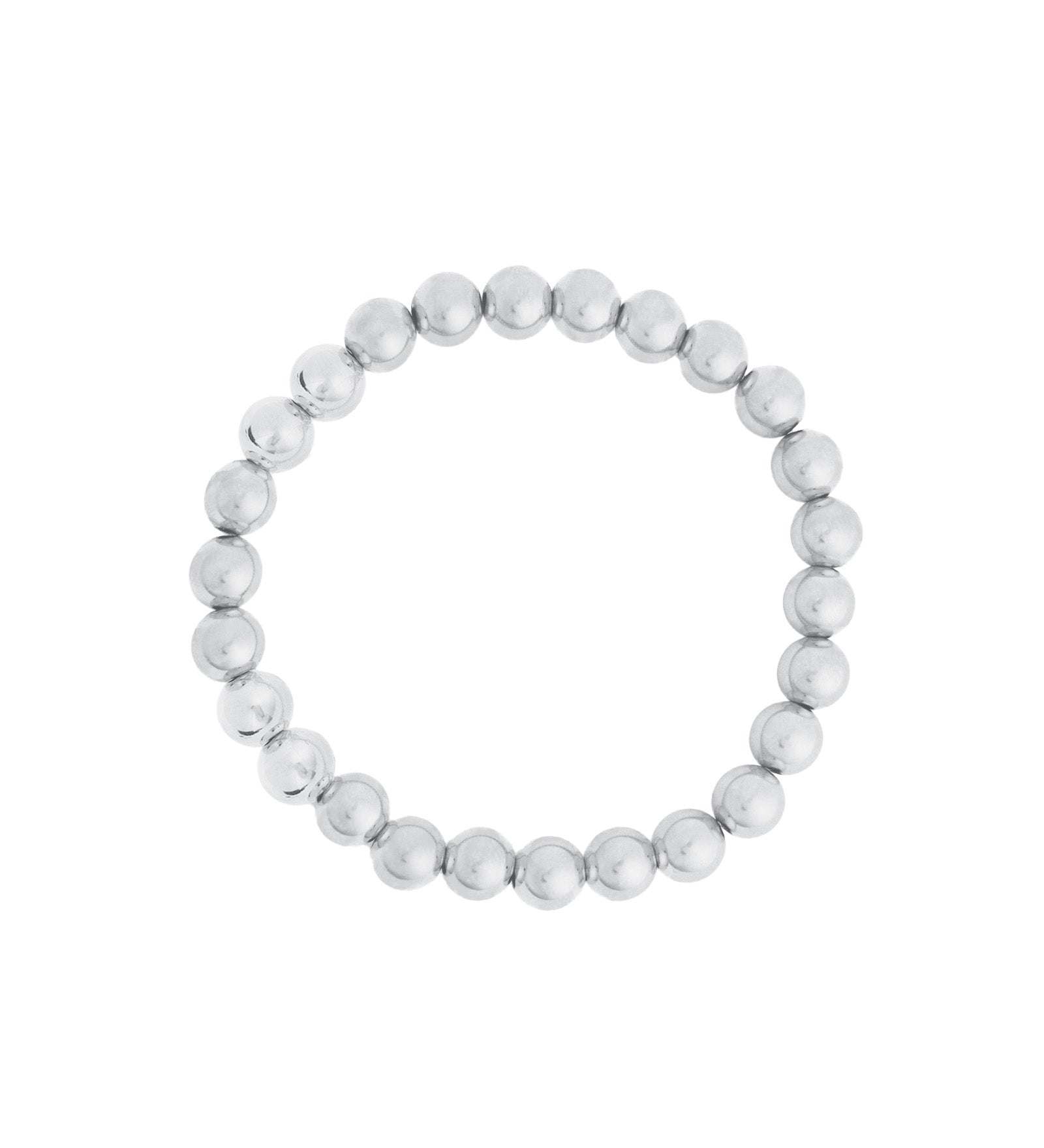 Cause We Care-Beaded Bracelet | 8mm-Bracelets-Sterling Silver-Blue Ruby Jewellery-Vancouver Canada