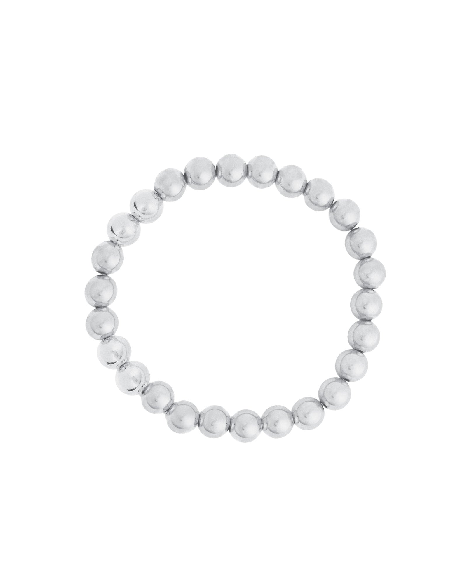 Cause We Care-Beaded Bracelet | 8mm-Bracelets-Sterling Silver-Blue Ruby Jewellery-Vancouver Canada