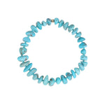 Cause We Care-Chunky Turquoise Stone Bracelet-Bracelets-14k Gold Filled, Turquoise-Blue Ruby Jewellery-Vancouver Canada