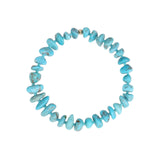 Cause We Care-Chunky Turquoise Stone Bracelet-Bracelets-14k Gold Filled, Turquoise-Blue Ruby Jewellery-Vancouver Canada