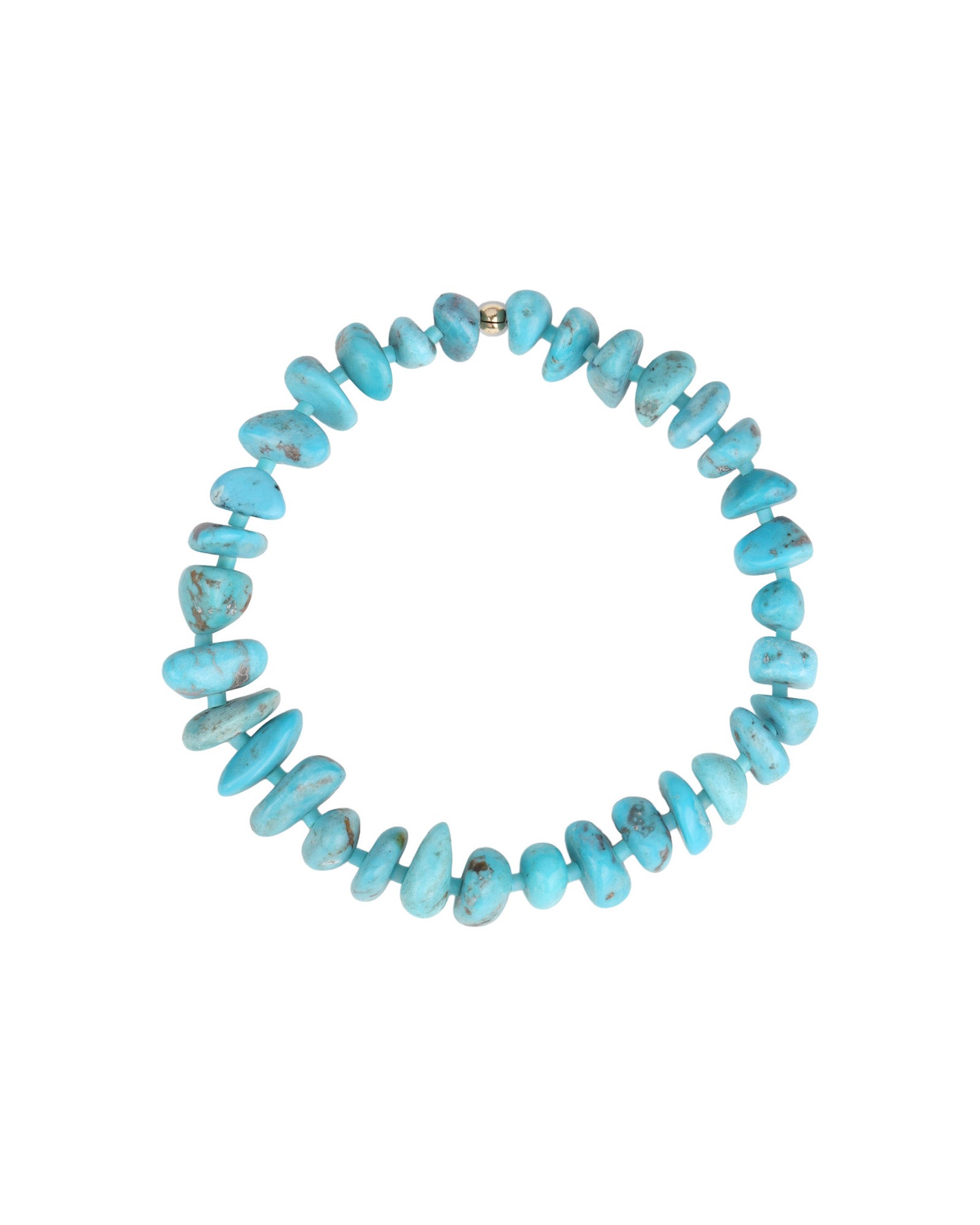 Cause We Care-Chunky Turquoise Stone Bracelet-Bracelets-14k Gold Filled, Turquoise-Blue Ruby Jewellery-Vancouver Canada