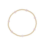Cause We Care-Beaded 7 Stone Bracelet | 2.5mm-Bracelets-14k Gold Filled, Rose Quartz-Blue Ruby Jewellery-Vancouver Canada