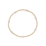 Cause We Care-Beaded 7 Stone Bracelet | 2.5mm-Bracelets-14k Gold Filled, Rose Quartz-Blue Ruby Jewellery-Vancouver Canada