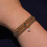 Triangle Charm Bracelet | 2.5mm