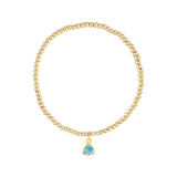Triangle Charm Bracelet | 2.5mm