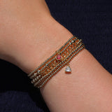 Triangle Charm Bracelet | 2.5mm