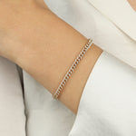Goldhive-Diamond Curb Chain Bracelet-Necklaces-Blue Ruby Jewellery-Vancouver Canada