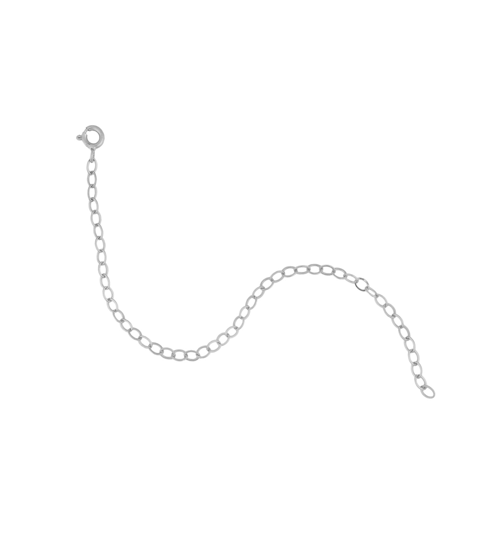Extenders-Medium Oval Chain Extender-Necklaces-Sterling Silver-2"-Blue Ruby Jewellery-Vancouver Canada