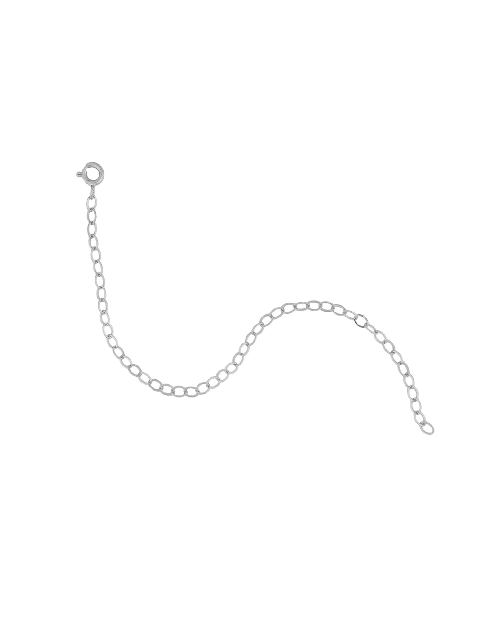 Extenders-Medium Oval Chain Extender-Necklaces-Sterling Silver-2"-Blue Ruby Jewellery-Vancouver Canada