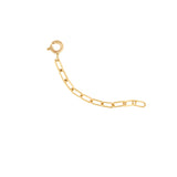 Extenders-Medium Paperclip Chain Extender-Necklaces-14k Gold Filled-2"-Blue Ruby Jewellery-Vancouver Canada