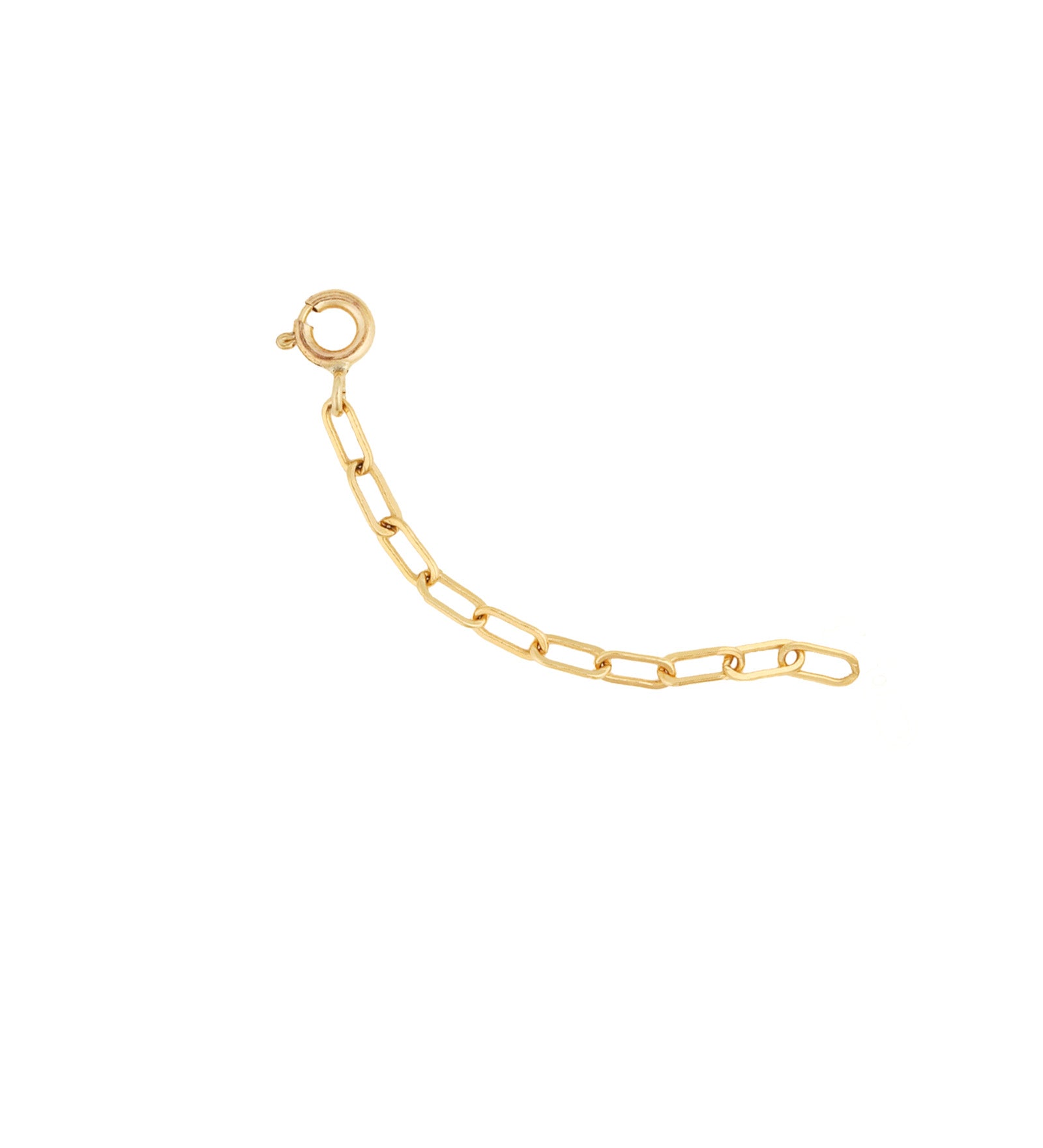 Extenders-Medium Paperclip Chain Extender-Necklaces-14k Gold Filled-2"-Blue Ruby Jewellery-Vancouver Canada