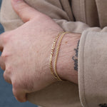 Figaro Chain Bracelet | 3.5mm 14k Gold Filled