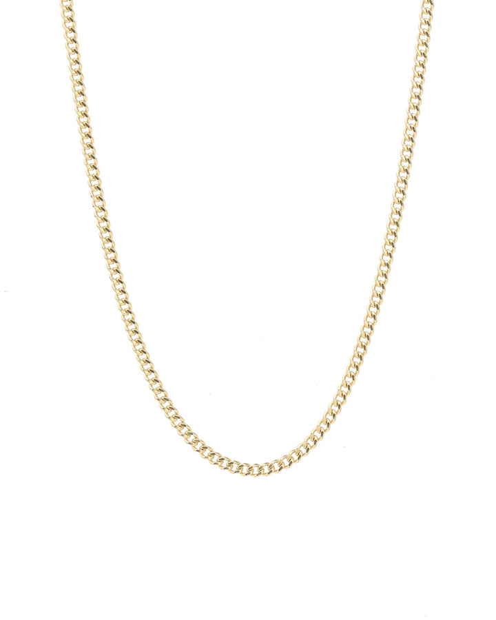 Curb Chain Necklace | 2.3mm 14k Gold Filled / 18" - 20"