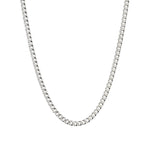 Curb Chain Necklace | 2.8mm Sterling Silver / 18" - 20"