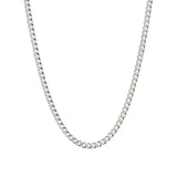 Curb Chain Necklace | 2.8mm Sterling Silver / 18" - 20"