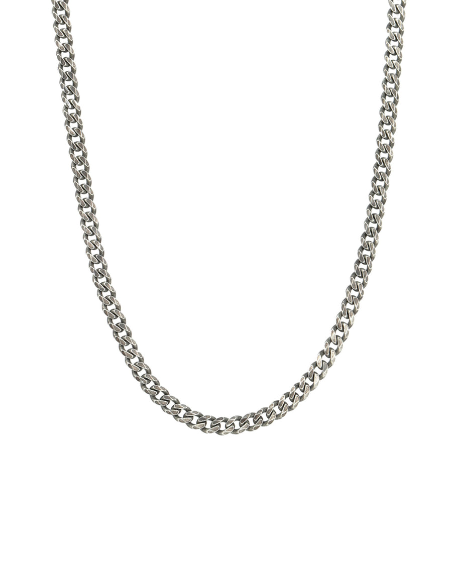 Finley & Wilder-Diamond Cut Curb Chain Necklace | 3.5mm-Necklaces-Blue Ruby Jewellery-Vancouver Canada