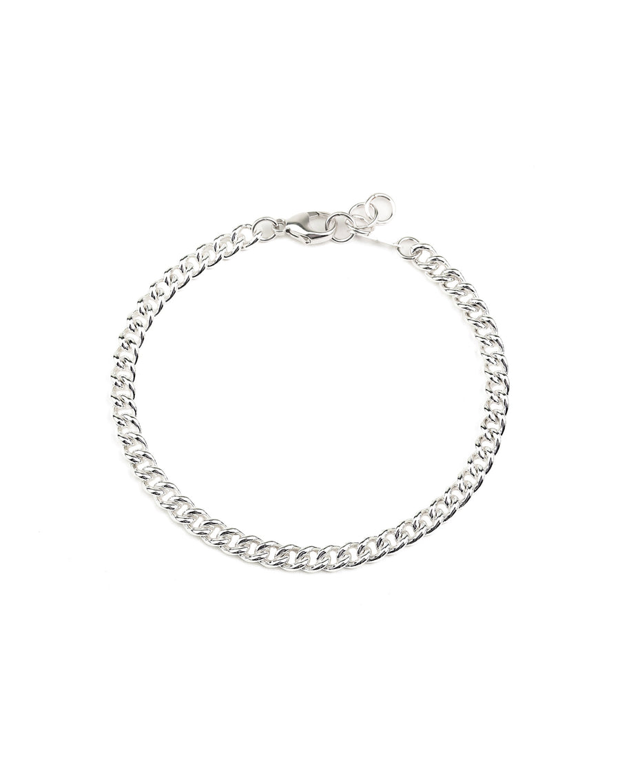 Curb Chain Bracelet | 4.7mm Sterling Silver