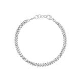 Finley & Wilder-Curb Chain Bracelet | 4.7mm-Bracelets-Sterling Silver-Blue Ruby Jewellery-Vancouver Canada