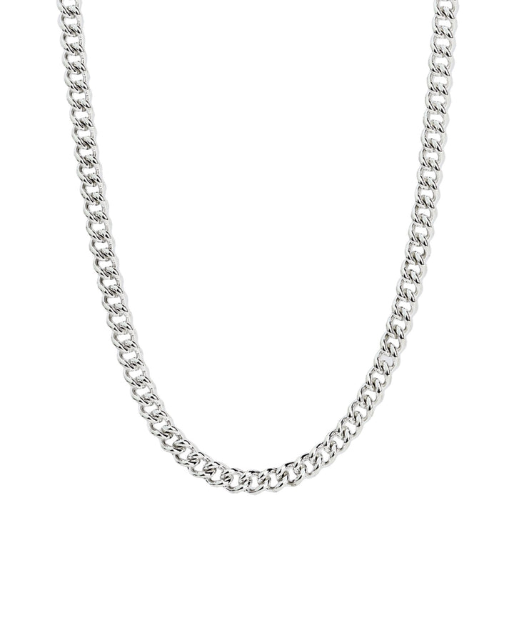Curb Chain Necklace | 4.7mm Sterling Silver / 18" - 20"