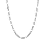 Finley & Wilder-Curb Chain Necklace | 3.5mm-Necklaces-Sterling Silver-18" - 20"-Blue Ruby Jewellery-Vancouver Canada