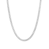 Finley & Wilder-Curb Chain Necklace | 3.5mm-Necklaces-Sterling Silver-18" - 20"-Blue Ruby Jewellery-Vancouver Canada