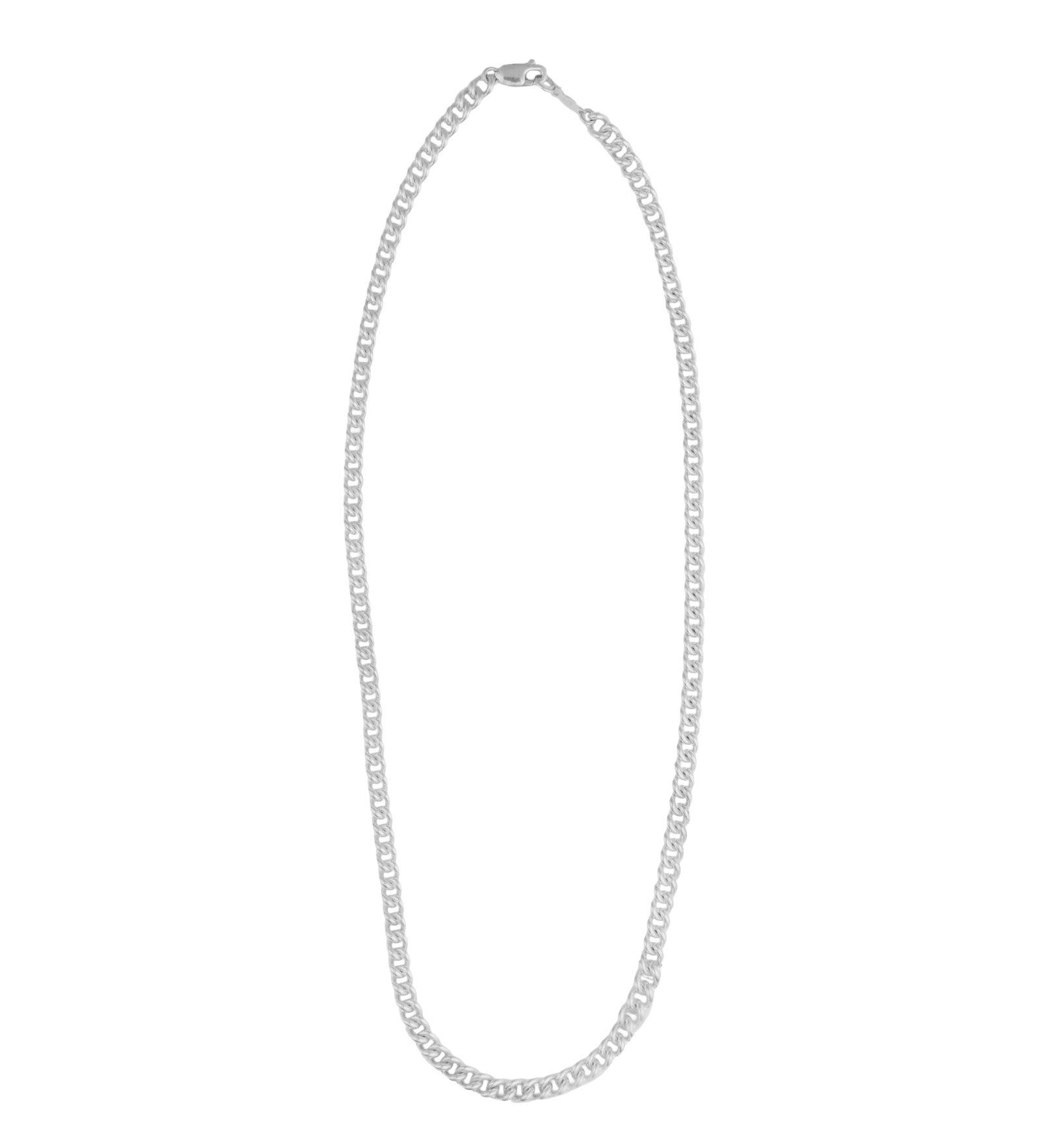 Curb Chain Necklace | 5mm Sterling Silver