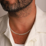 Finley & Wilder-Curb Chain Necklace | 5mm-Necklaces-Blue Ruby Jewellery-Vancouver Canada