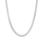 Curb Chain Necklace | 5mm Sterling Silver